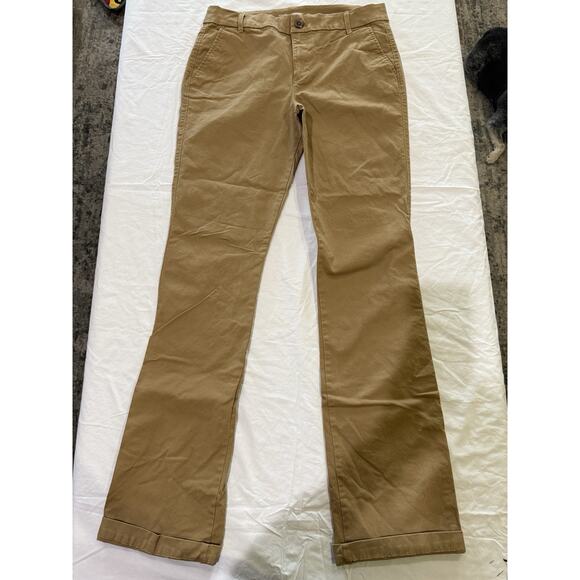 Old Navy Tan Khaki Women’s Jeans Beige Size 10 Tall High Rise Bootcut 0182 - Picture 1 of 8